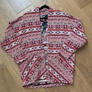 William Rast Southwest Aztec Tapestry Jacket - Size M - NWT - Red, Orange & Tan